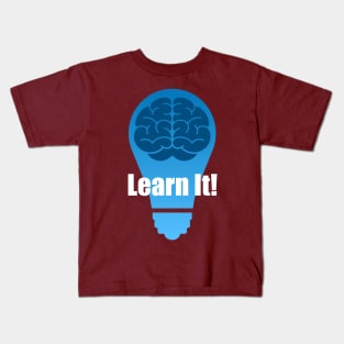 Learn It! Blue 2 Kids T-Shirt